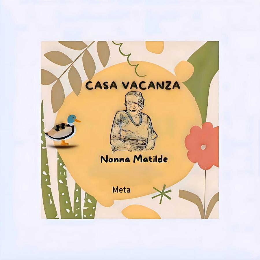 Casa Vacanza "Nonna Matilde" A Meta Di Sorrento, 600Mt Dal Mare, Casa Per 4 Dış mekan fotoğraf